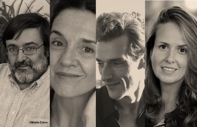 De izquierda a derecha: Miguel Aguilar, María Fasce, Diogo Madre Deus y Clara Capitão